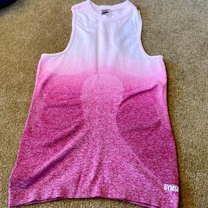 Gymshark size medium workout tank top ombré